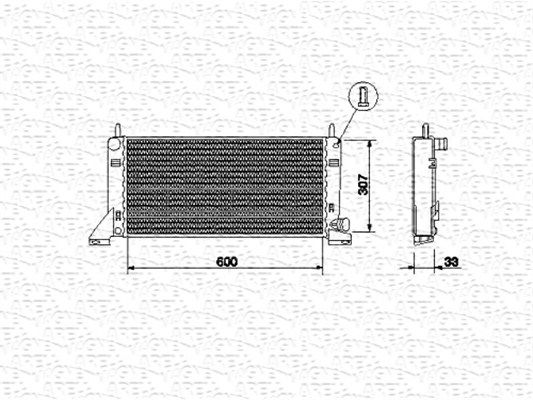 MAGNETI MARELLI Radiators, Motora dzesēšanas sistēma 350213464000